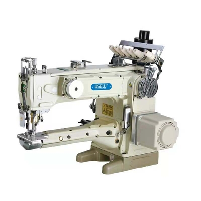 QS-1500DL-UT-37long άμεση μηχανή συναρμολογήσεων νημάτων έξι-νημάτων τέσσερις-βελόνων υψηλής ταχύτητας κίνησης βραχιόνων με τη συμπαγή σερβο μηχανή με