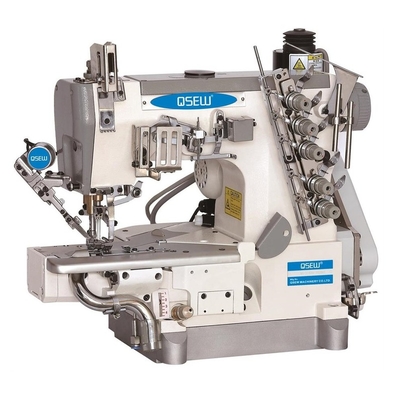 Qs-600d-35zd-UT trimmer κίνησης κρεβατιών κυλίνδρων η άμεση αυτόματη υψηλή ταχύτητα άφησε στη συναρμολόγηση κοπτών τη βιομηχανική ράβοντας μηχανή