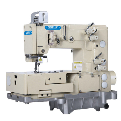 Qs-1302-4W 1 ή 2 βελόνων επίπεδης βάσης διπλή αλυσίδων βιομηχανική ράβοντας μηχανή ράβοντας μηχανών βελονιών picotting