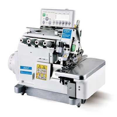 Qs-5200dl-4-UT 4 trimmer νημάτων αυτόματη αυτόματη ποδιών ανυψωτών πετσετών μηχανή κλινοσκεπασμάτων ράβοντας μηχανών Overlock μαξιλαριών duvet αριστερή